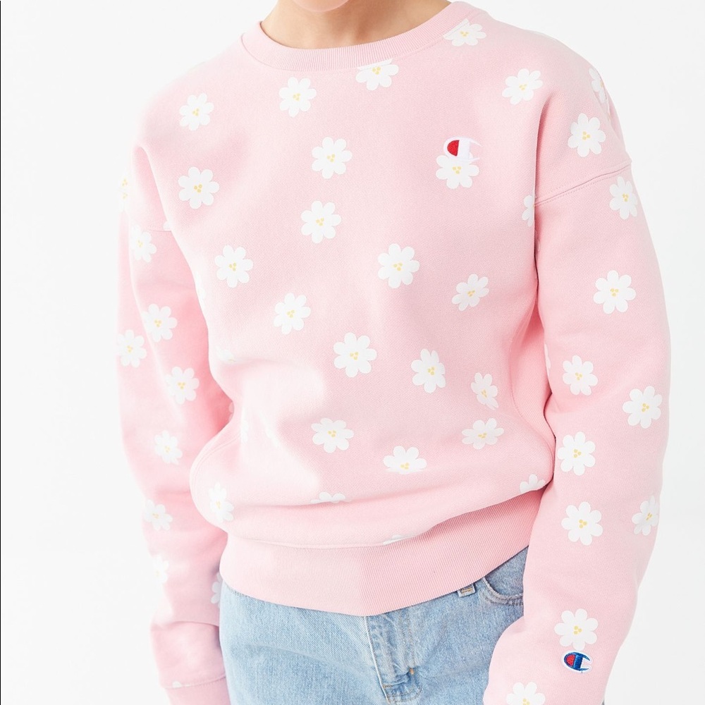 RARE Champion Daisy Crewneck Size Small